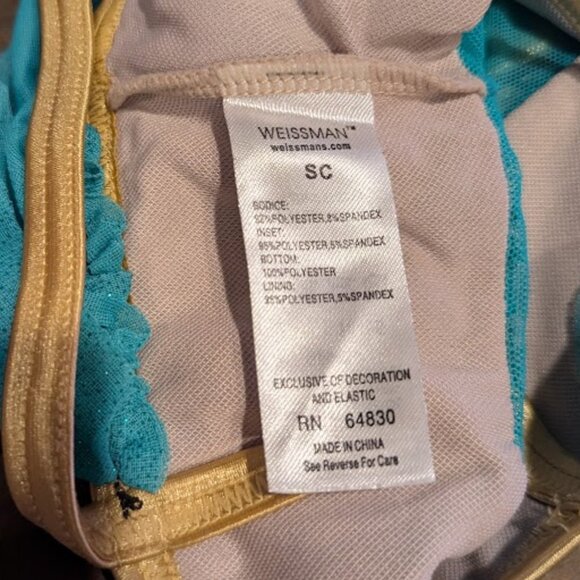 ✨ Genie In A Bottle Dance Costume – Weissman Dance Costume * Small Child ✨ - Picture 7 of 7